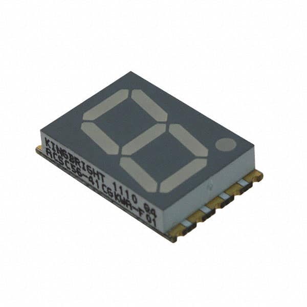 ACSC56-41CGKWA-F01 DISPLAY 7SEG 0.56" SGL GRN 10SMD