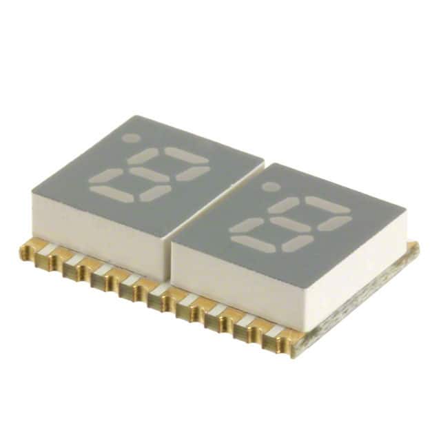 ACDA02-41SURKWA-F01 DISPLAY 7-SEG 0.2" DBL RED 20SMD