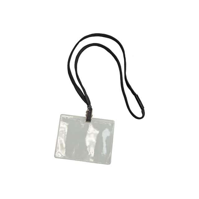 34491 BADGE HOLDER/ LANYARD KIT BLK 25