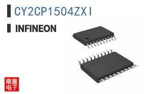 CY2CP1504ZXI The Infineon CY2CP1504ZXI is a clock buffer IC featuring a 2:4 ratio and a maximum frequency of 250 MHz. It supports LVCMOS input and LVPECL output signals.