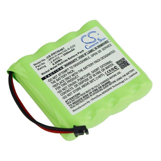 WIRELESS COLOR TOUCHSCREEN KEY BATTERY Replacement for Adt Wireless Col