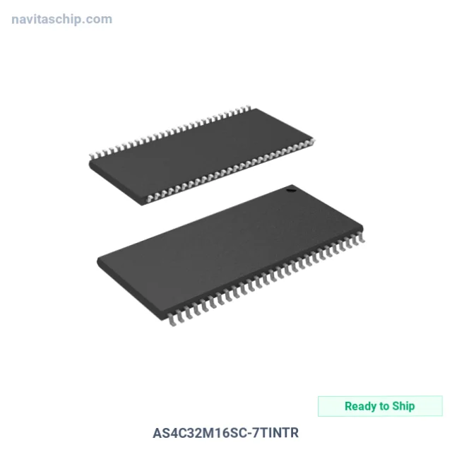 AS4C32M16SC-7TINTR The Alliance AS4C32M16SC-7TINTR is a 512Mbit SDRAM memory IC. It features a 133 MHz clock frequency and a 17 ns access time.