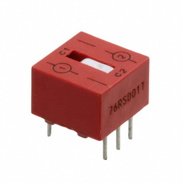 76RSD01T SWITCH ROCKER DIP DPDT 150MA 30V