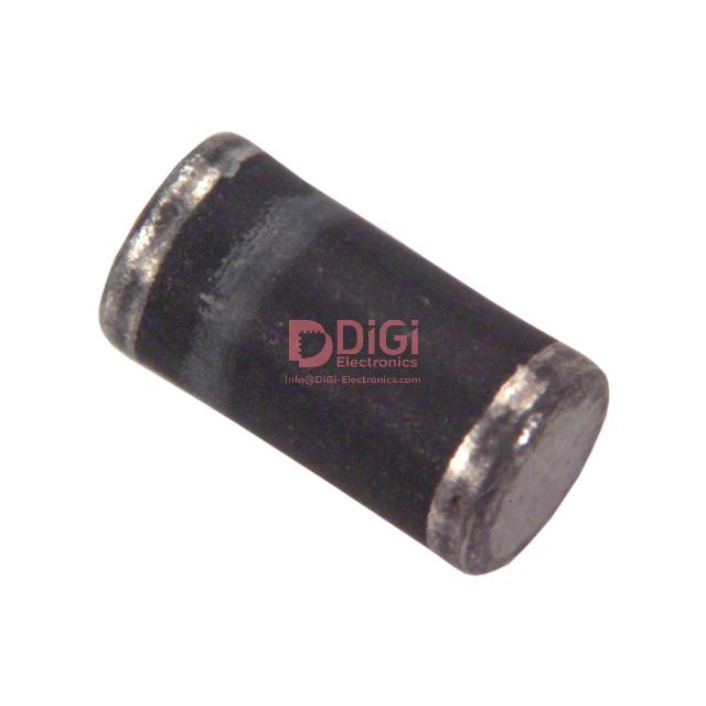1N5818M13 The Diodes Incorporated 1N5818M13 is a Schottky diode with a 30V reverse voltage rating and 1A forward current. It features a surface mount MELF package.