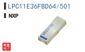 LPC11E36FBD64/501 The NXP LPC11E36FBD64/501 is a 32-bit microcontroller based on the ARM Cortex-M0 core, operating at speeds up to 50MHz. It features 12KB of RAM and 4K x 8 of EEPROM.