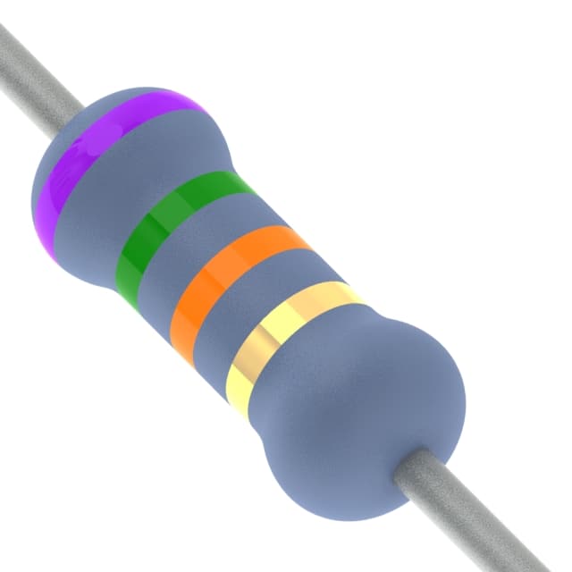 RSMF1JA75K0 The Stackpole Electronics, Inc. RSMF1JA75K0 is a 1W axial through-hole resistor with a resistance of 75 kOhms and a tolerance of ±5%. It features a metal oxide film composition and is designed for flame proof and safety applications.
