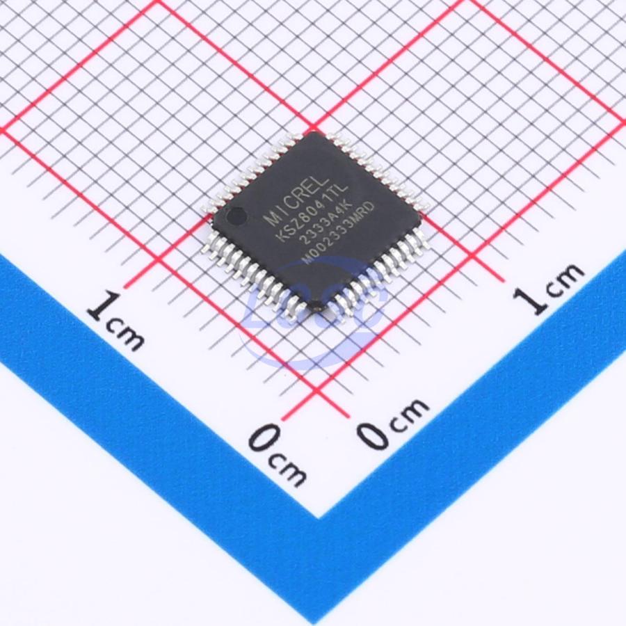 KSZ8041TL The Microchip Technology KSZ8041TL is a full-duplex transceiver supporting MII and RMII protocols. It is designed for surface mount applications.