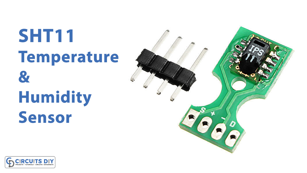 SHT11 The SHT11 is a fully calibrated digital humidity and temperature sensor from Sensirion. It operates from 2.4V to 5.5V and has an operating temperature range of -40°C to +125°C.