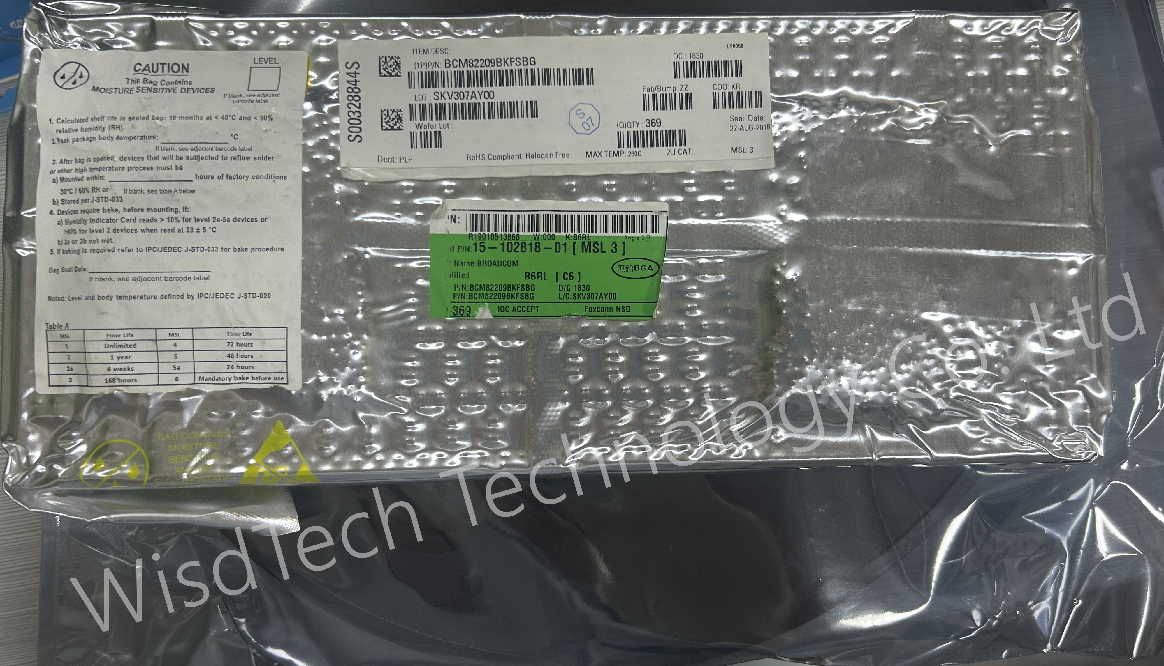 BCM82209BKFSBG The BCM82209BKFSBG is an Ethernet IC from Broadcom Limited. It is RoHS3 Compliant and has an MSL rating of 1.