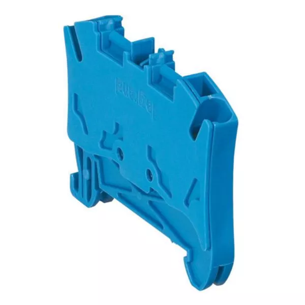 372-01 The Legrand 372-01 is a Viking 3 series spring terminal block designed for professional use. It features a 6mm pitch and a blue color.