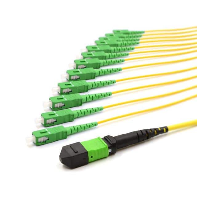 MTF-GE9E2YP001M2C 1M-MTP-MALE-TO-12-LC-UPC-12-FIBE