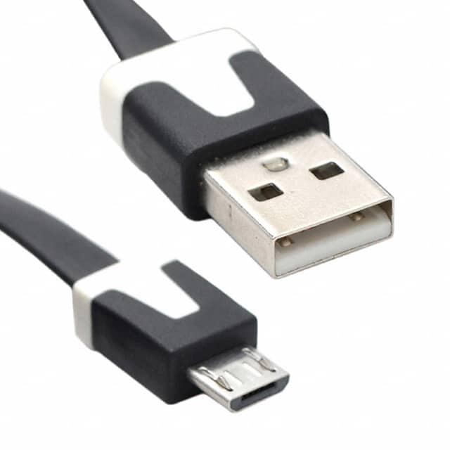 VA-FC-1M-BKW CABLE USB A-MICRO B 1M BLK/WHT