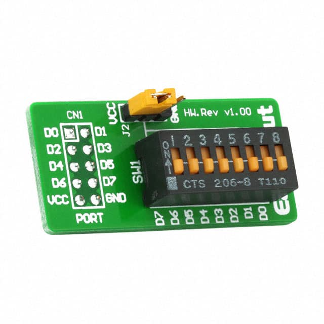 MIKROE-1025 BOARD EASYINPUT IDC10 PORT