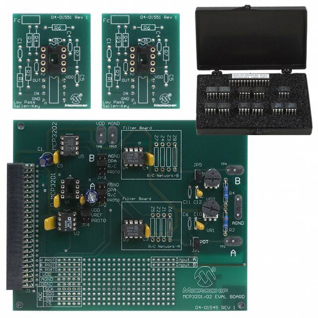 DV3201A BOARD DGHTR SNGL/DUAL MCP3201/02