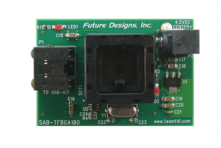 SAB-TFBGA180 BOARD SCKT ADAPTER FOR TFBGA180