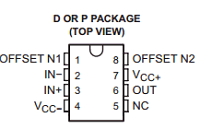 OPO7C The Texas Instruments OP07C is a precision operational amplifier offering low noise and high accuracy for amplifying very-low-level signals. It features a wide input voltage range and operates across a broad temperature spectrum.