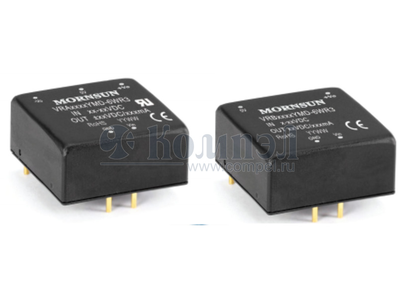 VRA2415YMD-6WR3 The MORNSUN VRA2415YMD-6WR3 is a 6W isolated DC-DC converter featuring a wide 2:1 input voltage range and regulated dual outputs. It offers high efficiency and robust protection features.