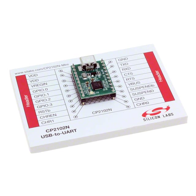 CP2102N-MINIEK CP2102N USB TO UART MINI EVALUAT