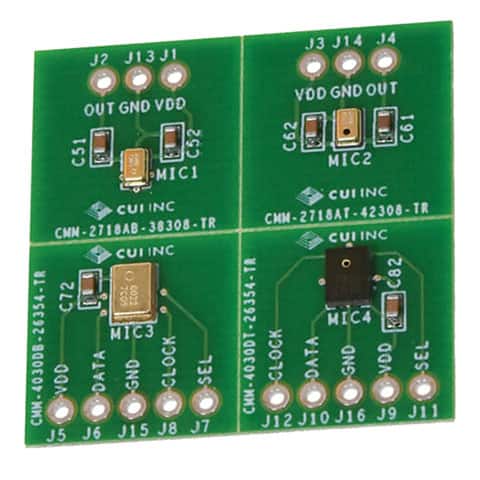 DEVKIT-MEMS-001 MEMS MICROPHONE EVAL BOARD