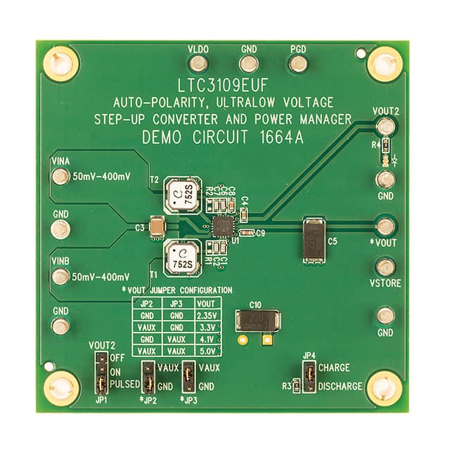 DC1664A BOARD DEMO FOR LTC3109EUF