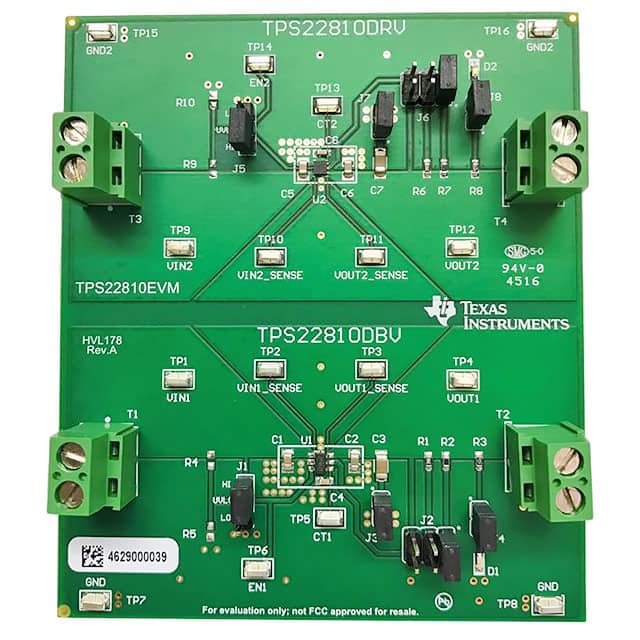 TPS22810EVM EVALUATION MODULE