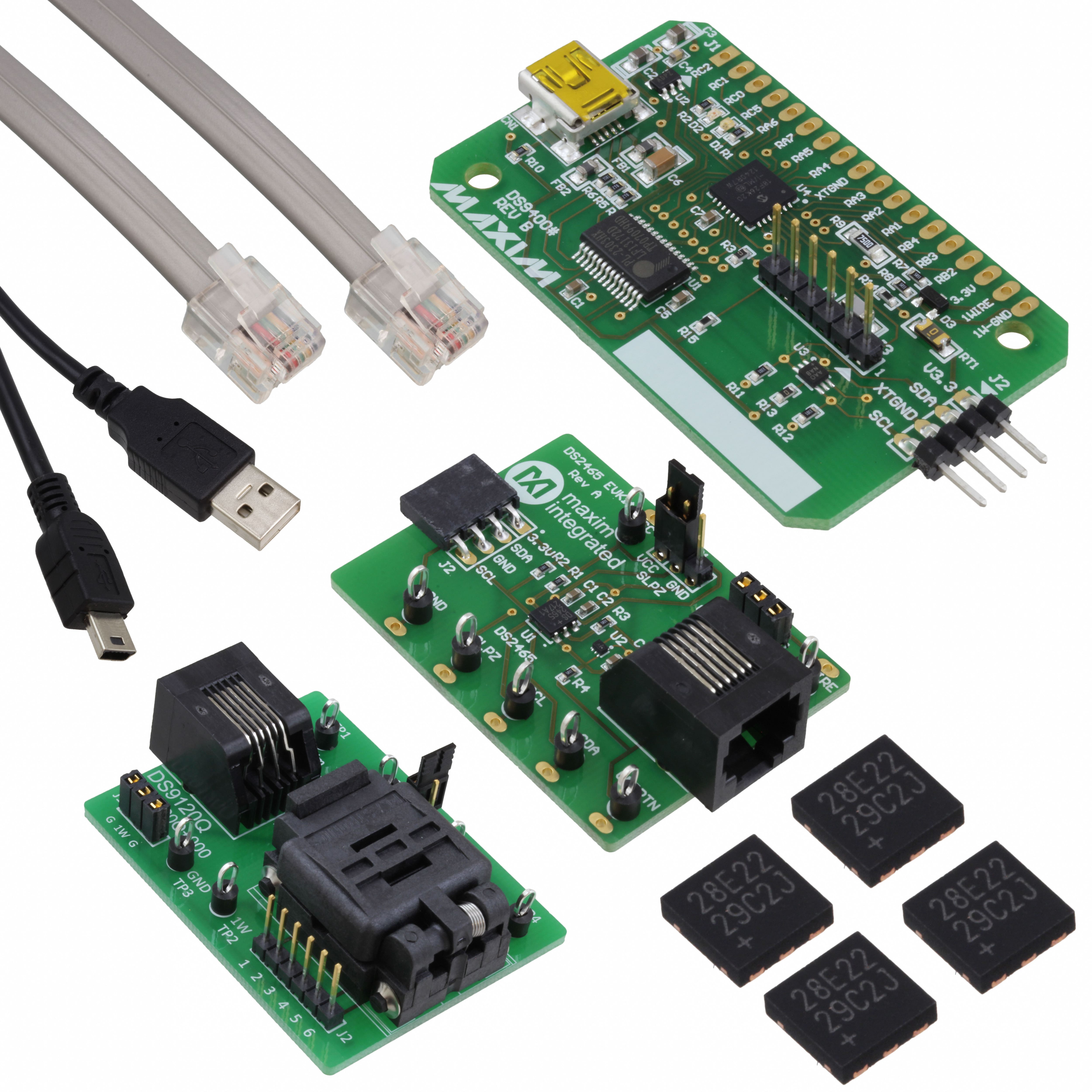DS28E22EVKIT# EVAL KIT FOR DS28E22