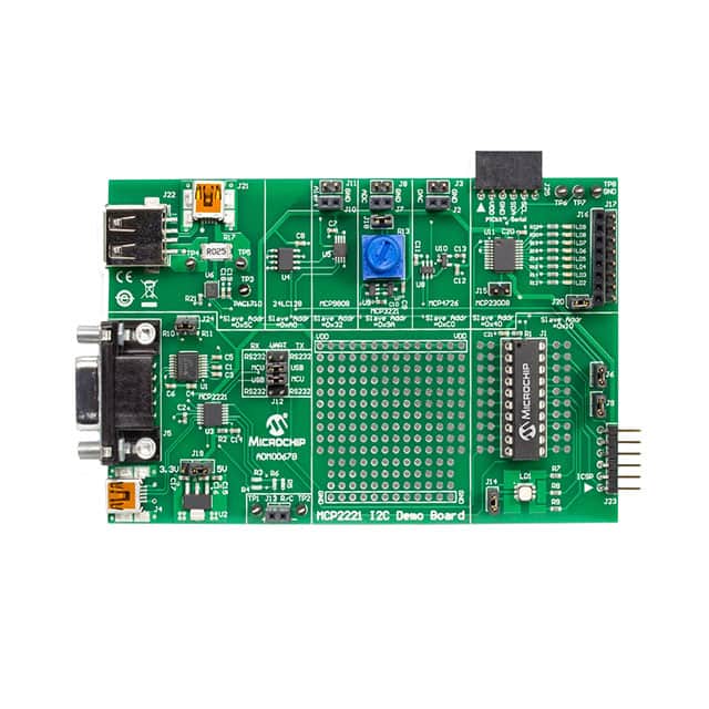 ADM00678 MCP2221 I2C DEMO BOARD