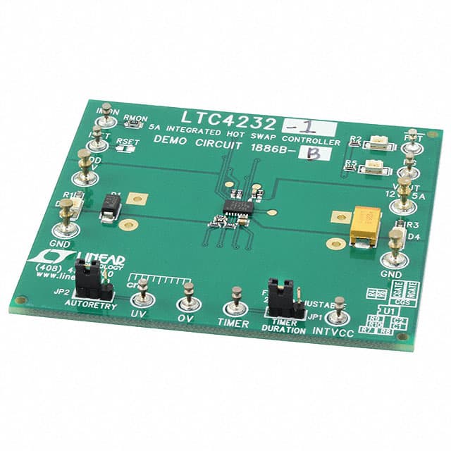DC1886B-B EVAL BOARD 5A HOT SWAP CTLR