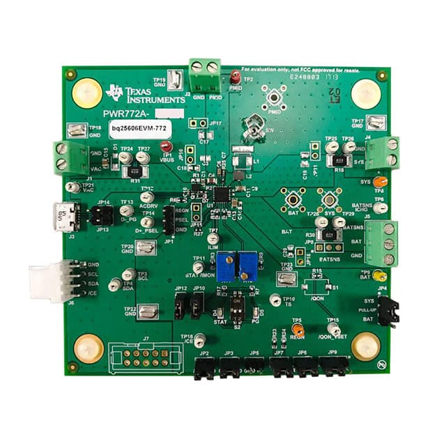 BQ25606EVM-772 EVAL BOARD FOR BQ25606