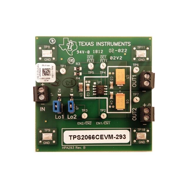 TPS2066CEVM-293 EVAL MODULE FOR TPS2066C-293