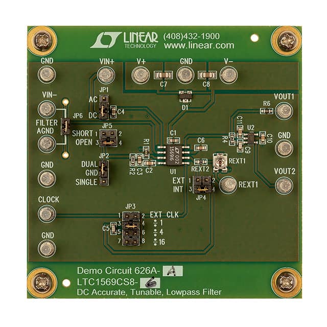 DC626A-A LTC1569CS8-6 - DC ACCURATE, TUNA