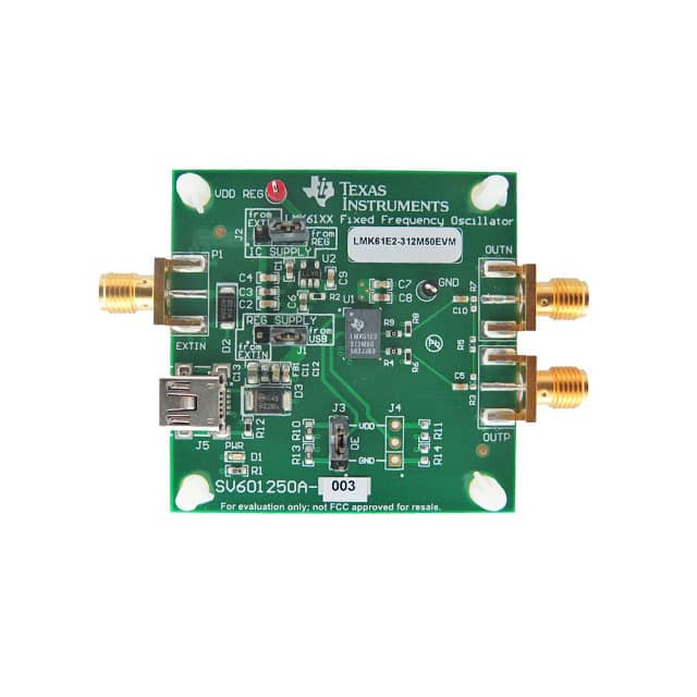 LMK61E2-312M50EVM EVAL BOARD FOR LMK61E2-312M50