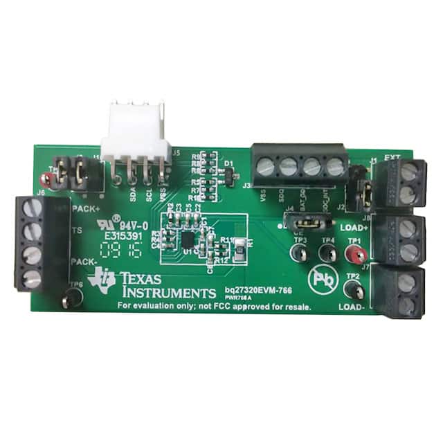 BQ27320EVM-766 SYSTEM-SIDE FUEL GAUGE WITH INTE