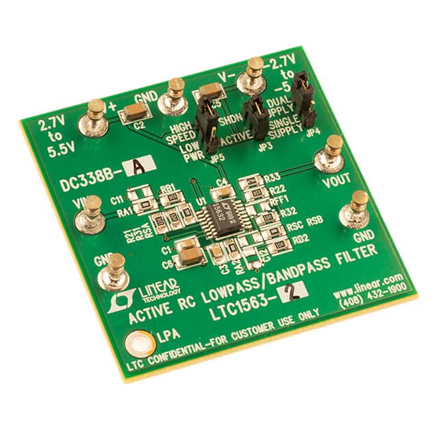 DC338B-A EVAL BOARD FOR LTC1563-2CGN