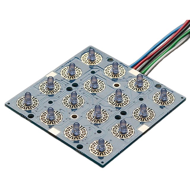 1616 PCB FOR 4X4 KEYPAD & 3MM LEDS