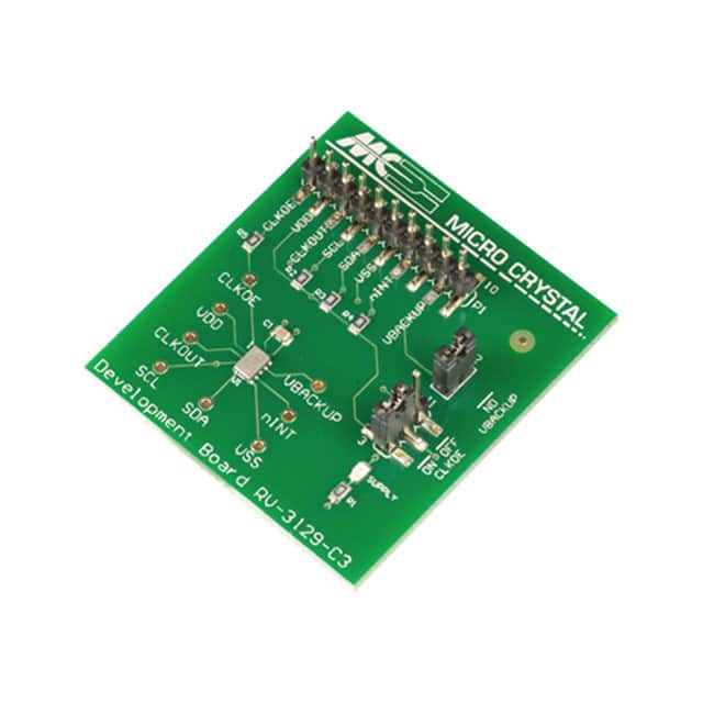 RV-3129-C3-EVALUATION-BOARD-OPTION-B RV-3129-C3 RTC EVAL BOARD