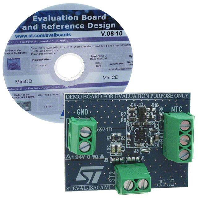 STEVAL-ISA076V1 BOARD DEMO BATT CHRGR L6924D
