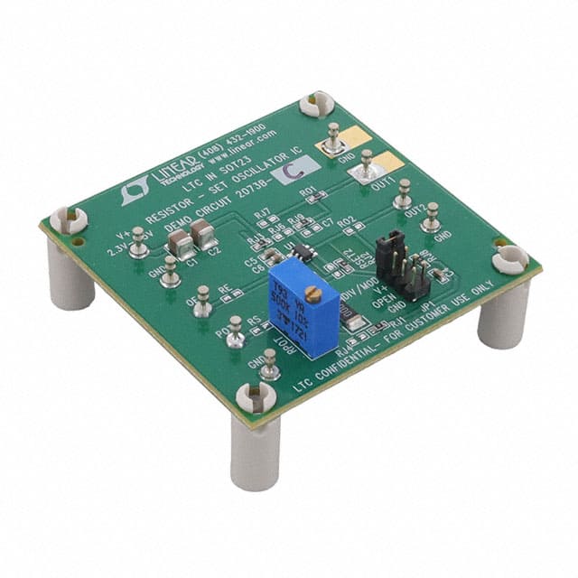 DC2073B-C LTC6900 SILICON OSCILLATOR DEMO