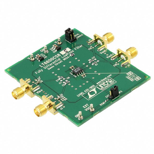 DC962A-B EVAL BOARD FOR LT6600-5