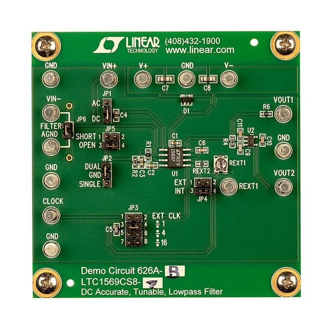 DC626A-B LTC1569CS8-7 - DC ACCURATE, TUNA