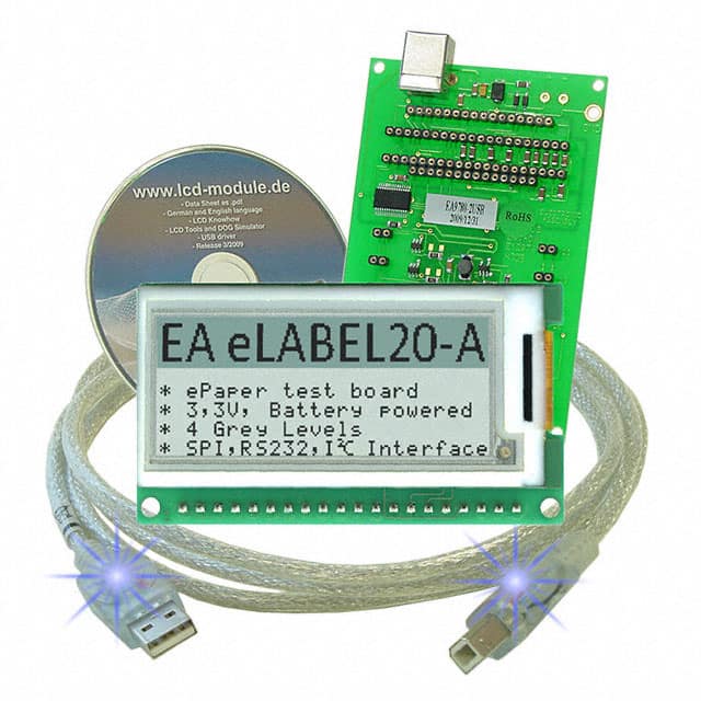 EA EVALELABEL20 EVAL BOARD EPAPER DISP ELABEL20
