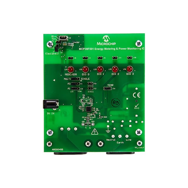 ARD00455 BOARD EVAL FOR MCP39F501