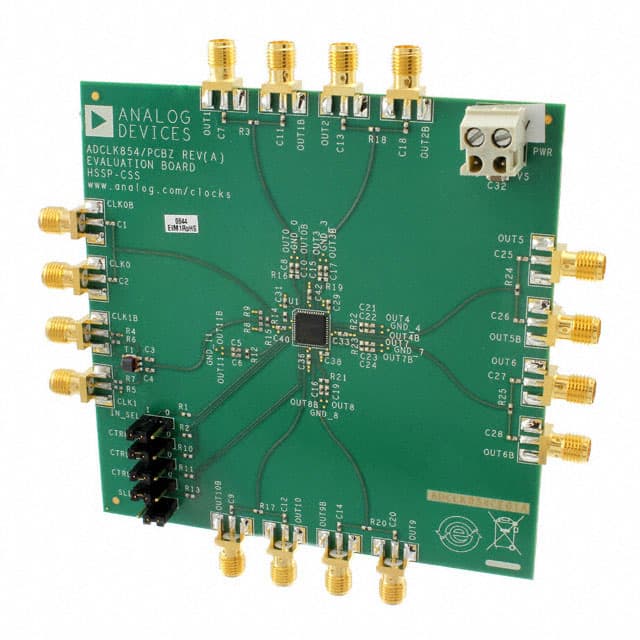 ADCLK854/PCBZ BOARD EVALUATION FOR ADCLK845
