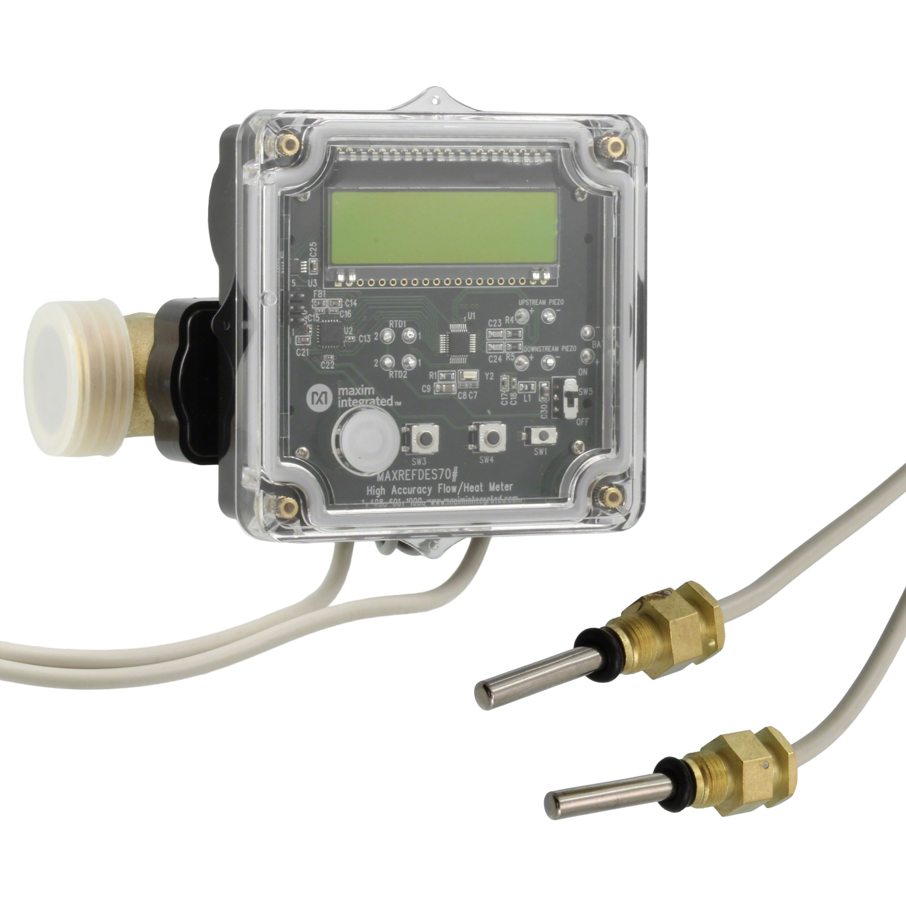 MAXREFDES70# ULTRASONIC HEAT METER/FLOW METER