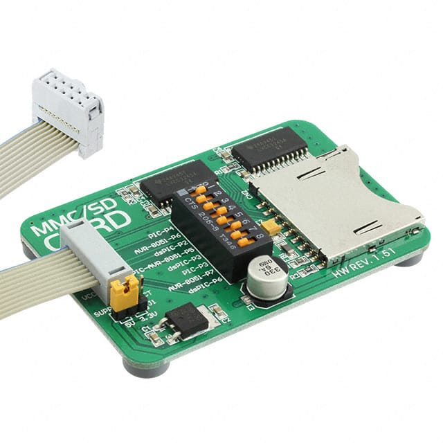 MIKROE-3 BOARD MEMORY MMC/SD CARD SLOT