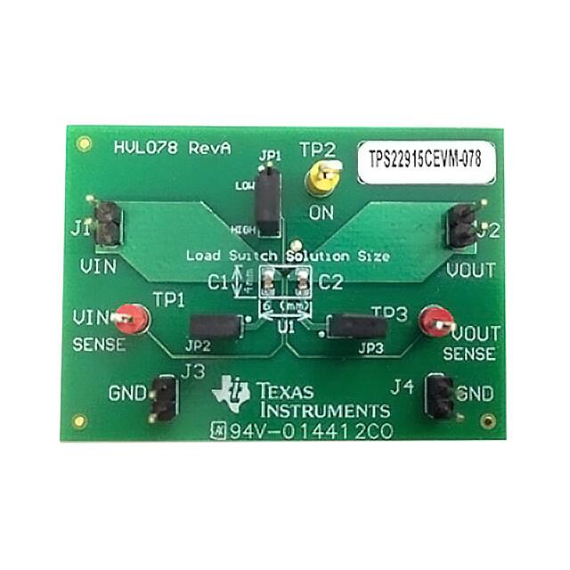 TPS22915CEVM-078 EVAL MODULE FOR TPS22915C