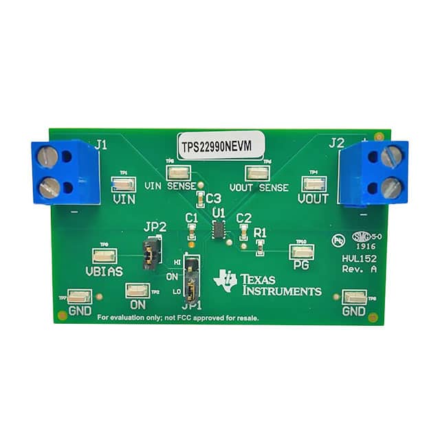 TPS22990NEVM EVALUATION MODULE