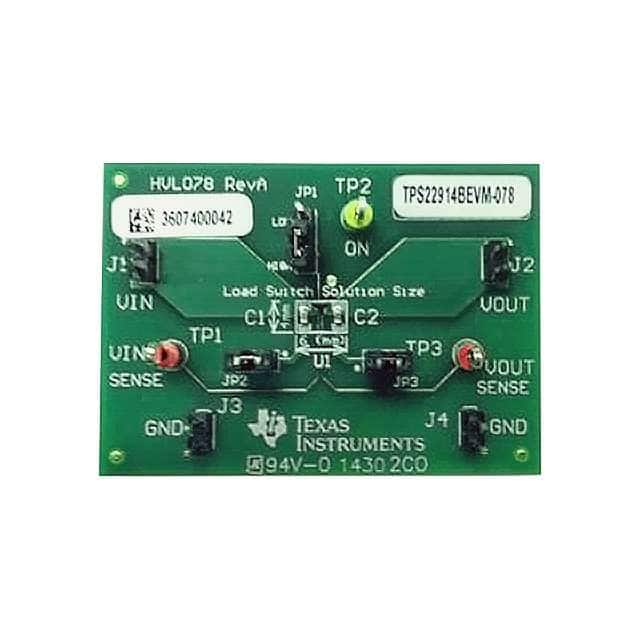TPS22914BEVM-078 EVAL BOARD FOR TPS22914B