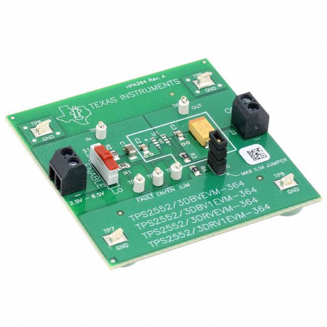 TPS2553DRVEVM-364 EVAL MODULE FOR TPS2553DRV-364