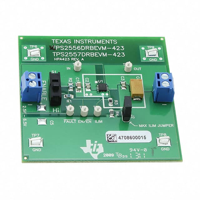 TPS2556DRBEVM-423 EVAL MODULE FOR TPS2556DRB-423